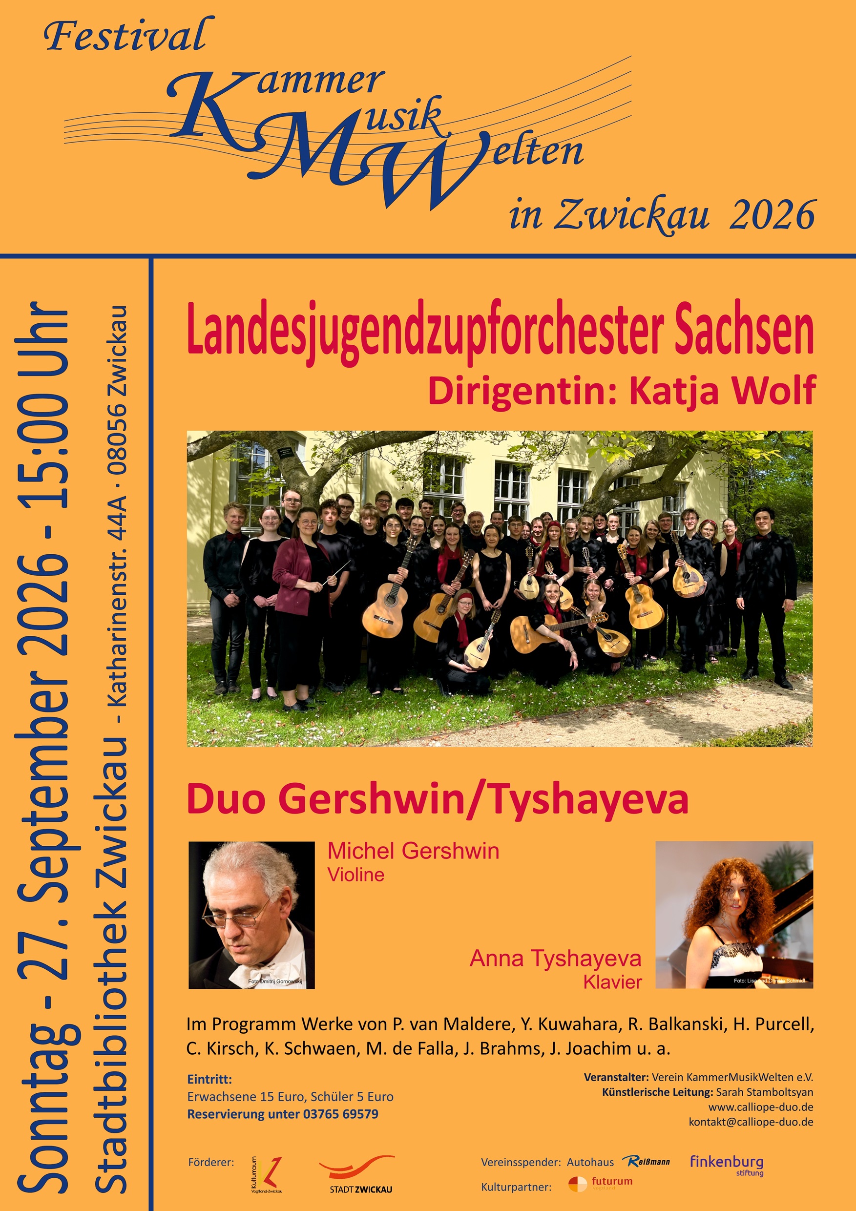 LJZO im Konzert – Festival „KammerMusikWelten in Zwickau“